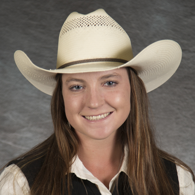 Head shot of rodeo athlete Jaycee Lambert
