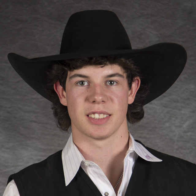 Head shot of rodeo athlete Joe VanSandt