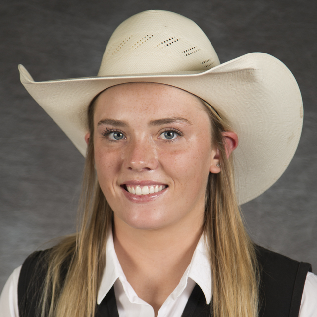 Head shot of rodeo athlete Peyton Porch