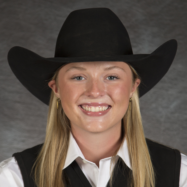 Head shot of rodeo athlete Rylan Swanson