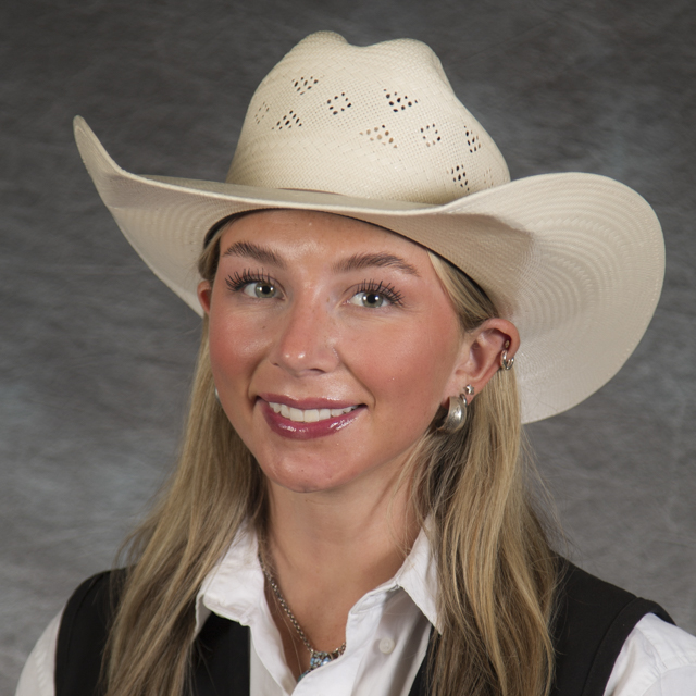 Head shot of rodeo athlete Syd Pelser