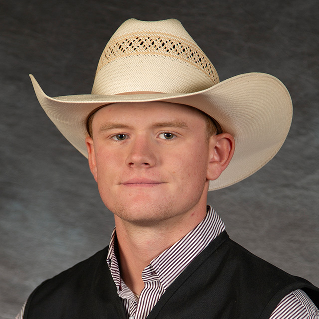 Head shot of rodeo athlete Tace Berglund
