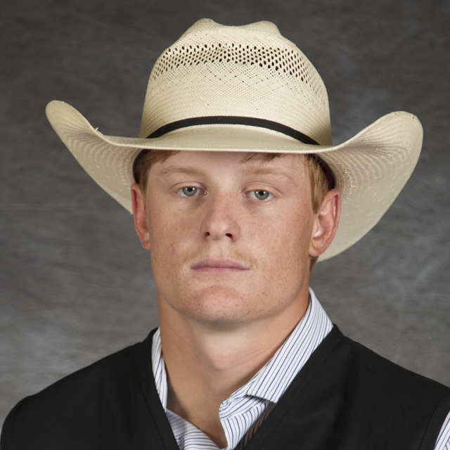 Head shot of rodeo athlete Tee Birkeland