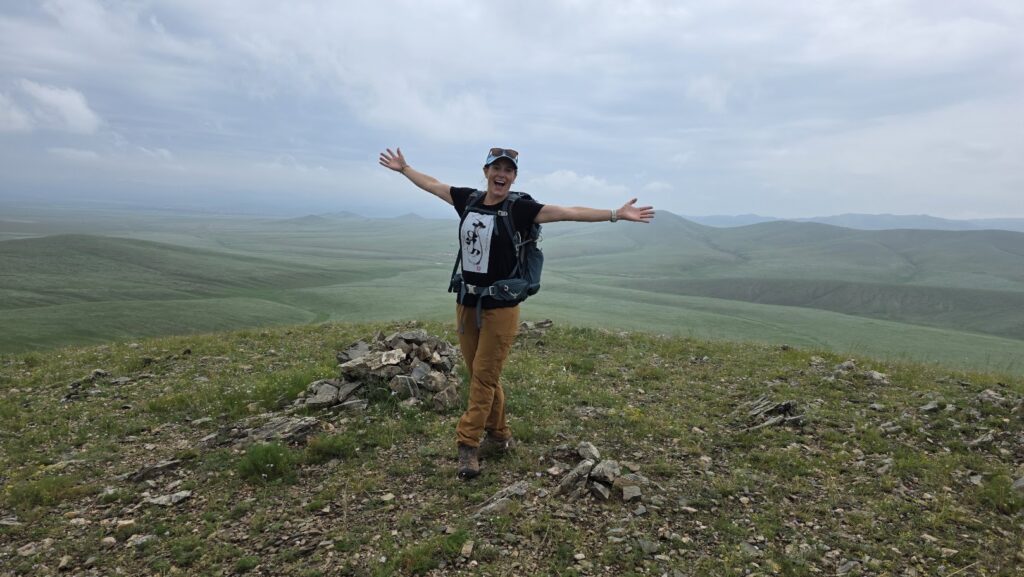Photo of Mae Smith in Mongolia