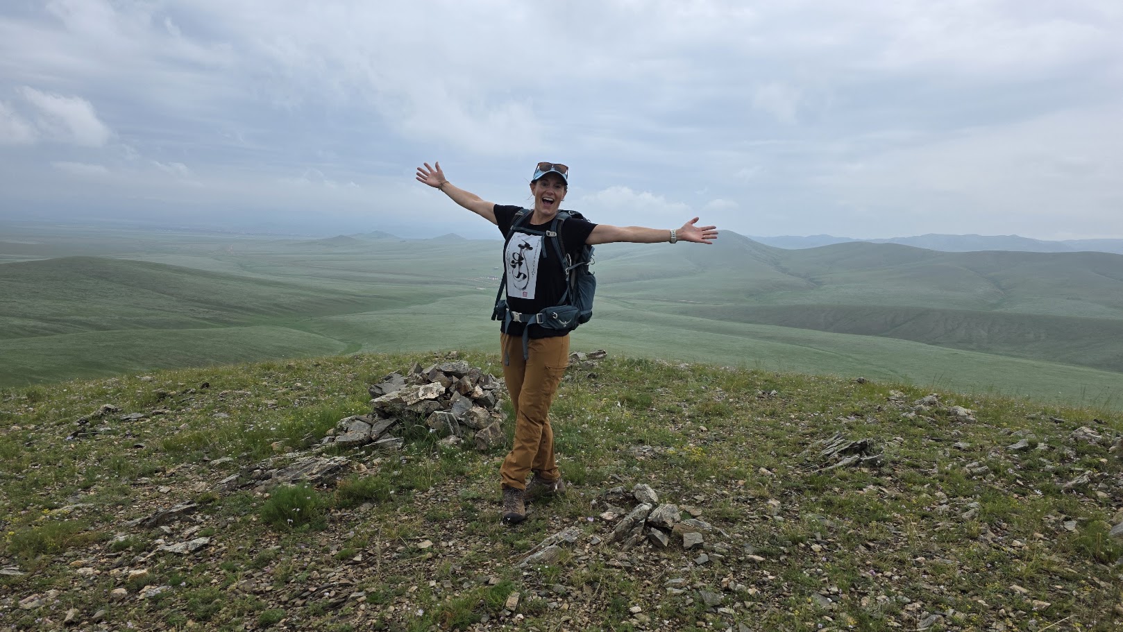 Photo of Mae Smith in Mongolia