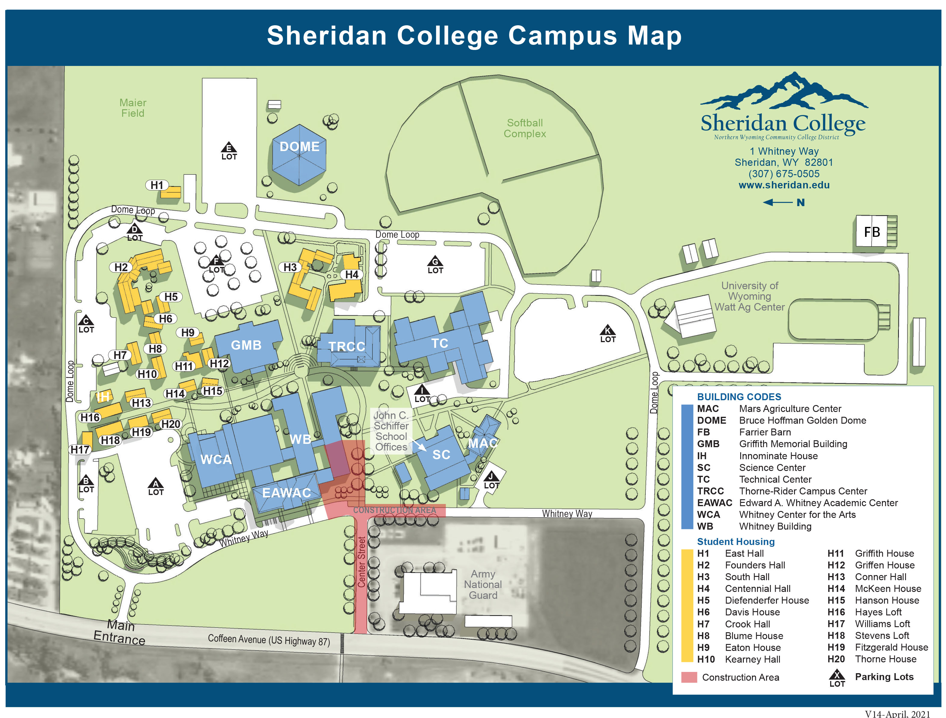 Sheridan College Campus Map Nwccd