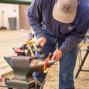 Learn to be a blacksmith in the Ferrier Science program.