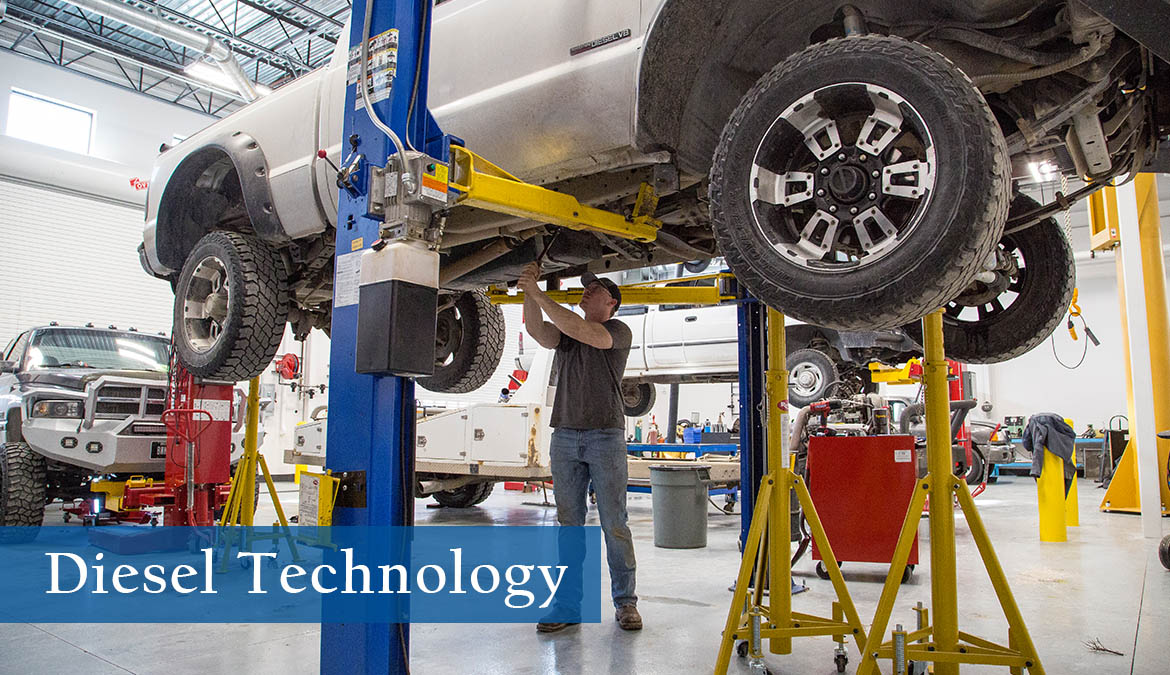 Earn a degree in Diesel Technology at Sheridan College and Gillette College.