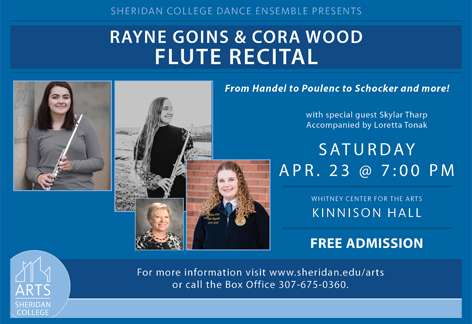 Arts at Sheridan College Flute Recital image