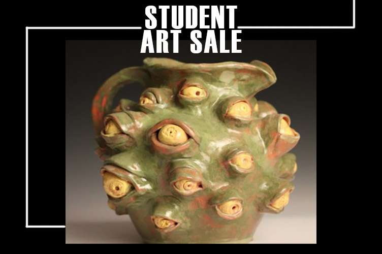 Sheridan College Art Department Student Art Sale depicting a piece of ceramic art from the last sale