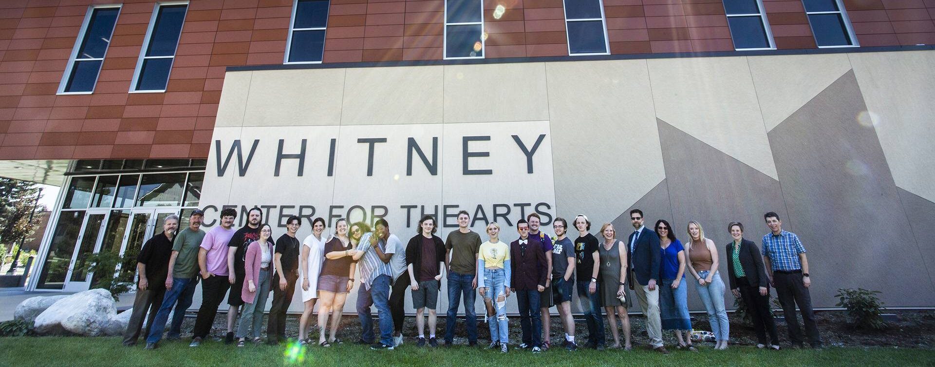 2022 Whitney Center for the Arts student and faculty group photo